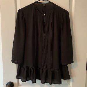 Banana Republic Blouse - Black - Petite Medium